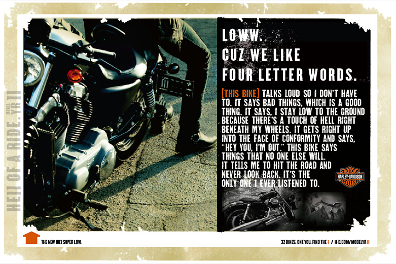 Harley-Davidson "Four Letter Words"