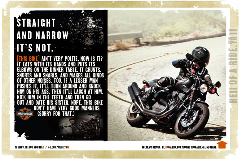 Harley-Davidson "Straight and Narrow"