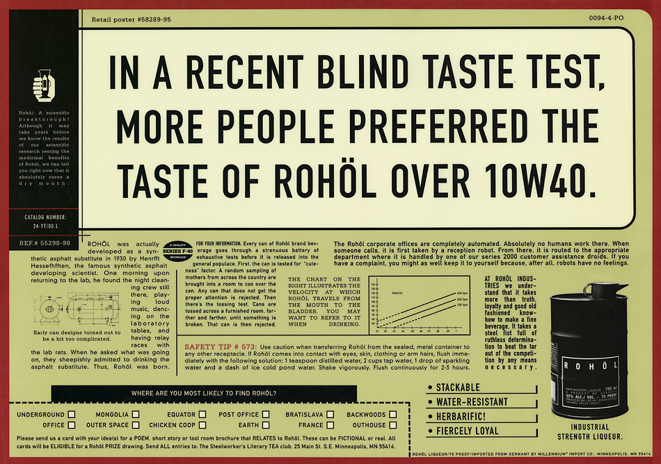 Rohol - Taste Test