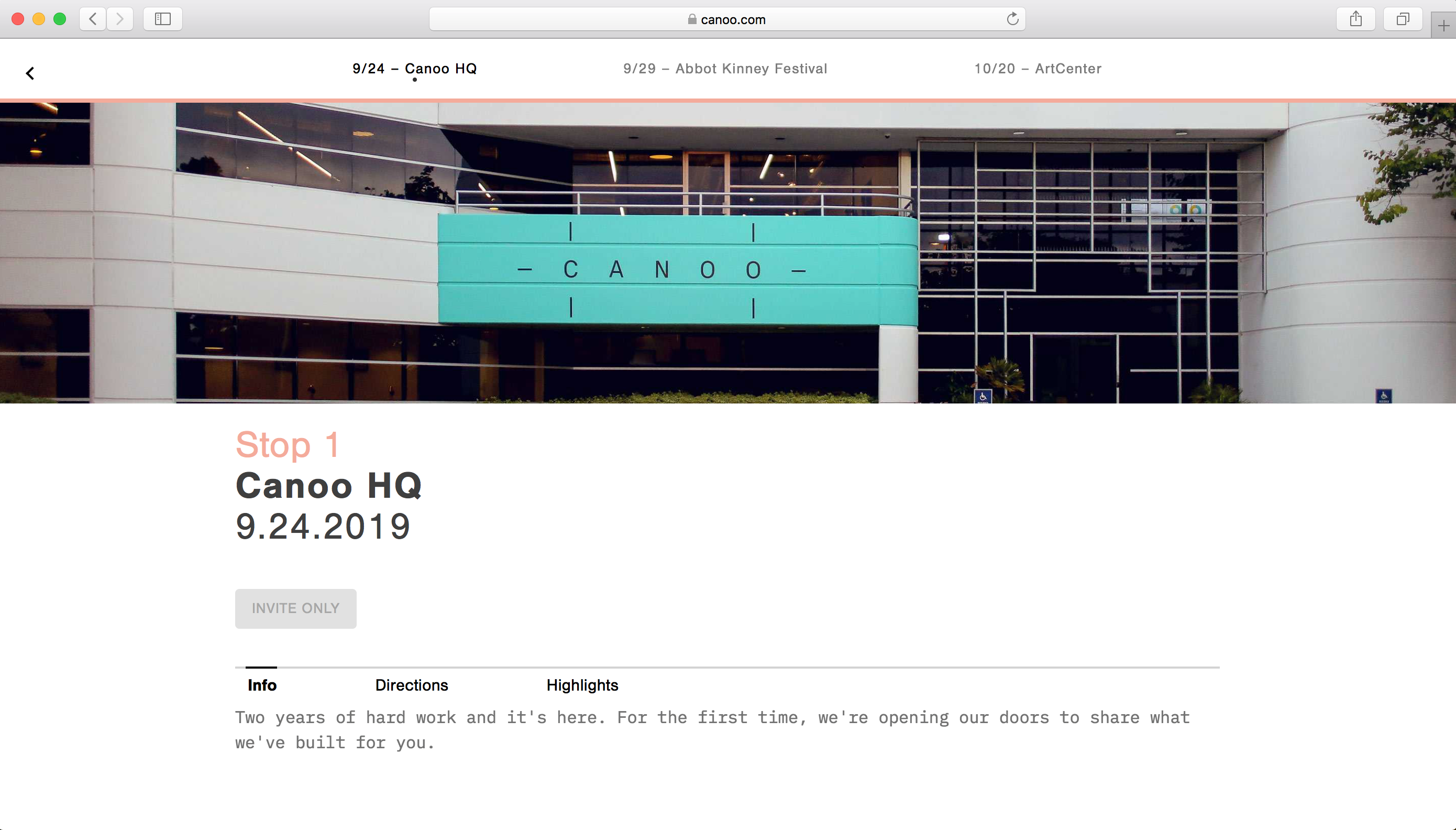Canoo Reveal Announcement HQ