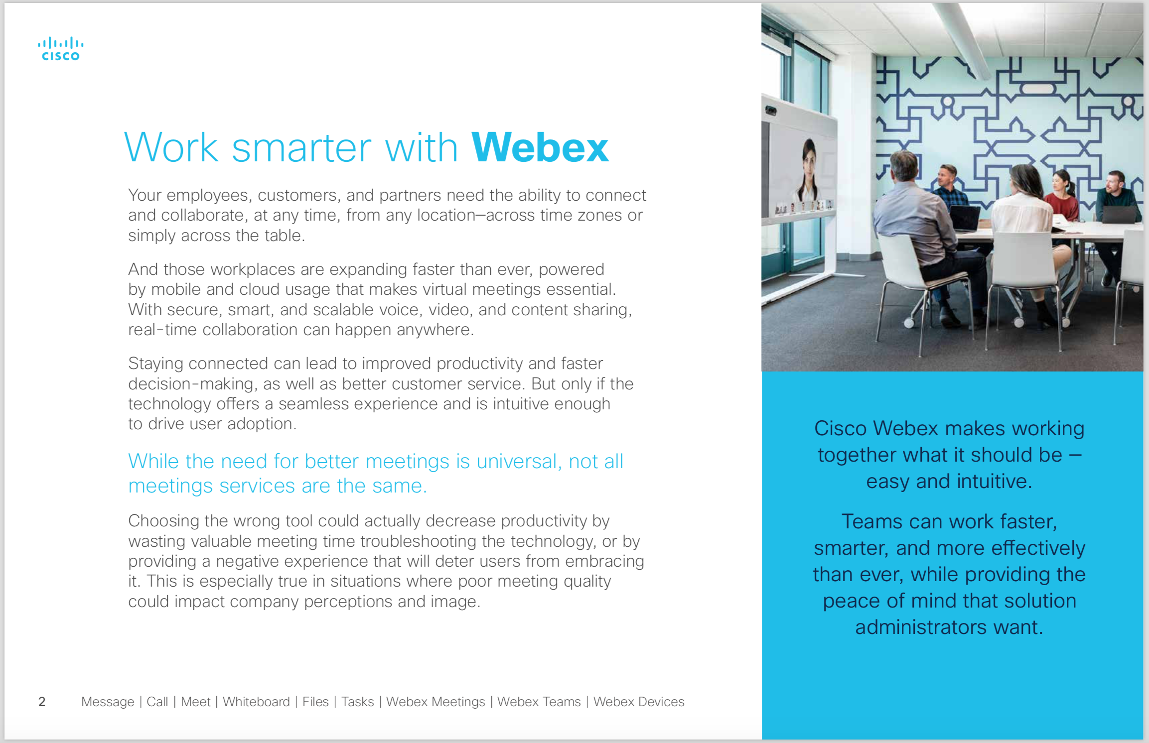 Cisco Webex 5 Reasons 2
